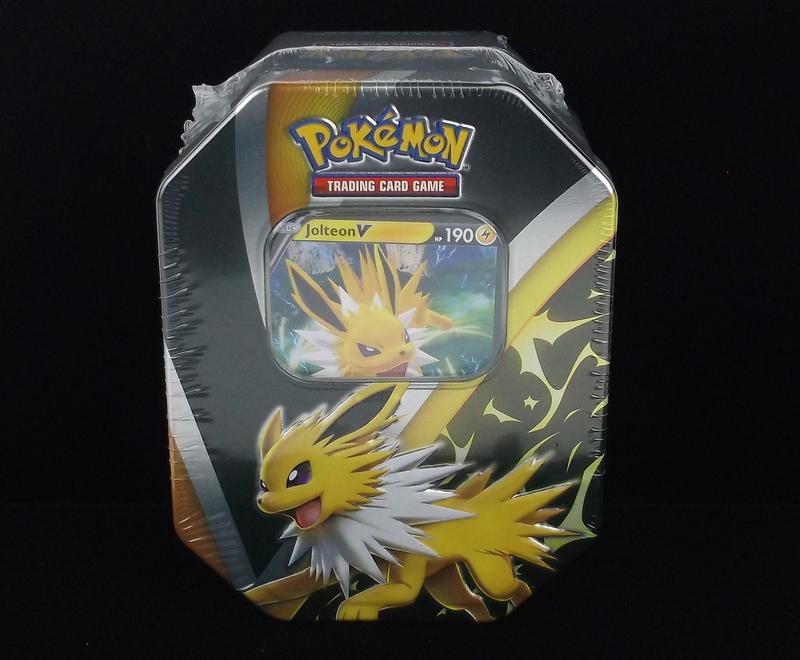 2021 Pokemon Jolteon V Tin 4 Packs Eeveelution Sealed (1 of 4)