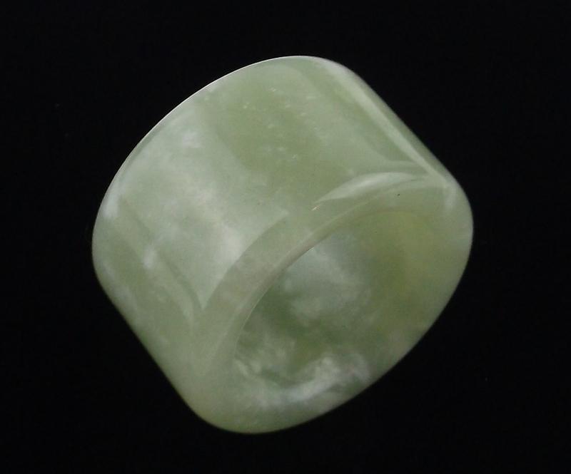 Mint Genuine Jade Archers Thumb Ring Size 12.5 (1 of 3)