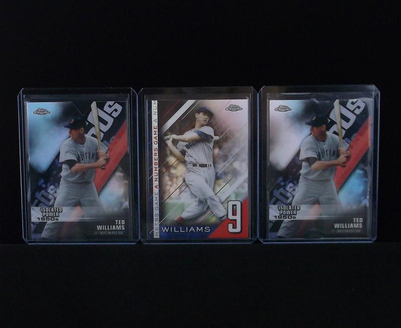 3 Mint Ted Williams Topps Chrome Refractor Lot Red Sox (1 of 4)
