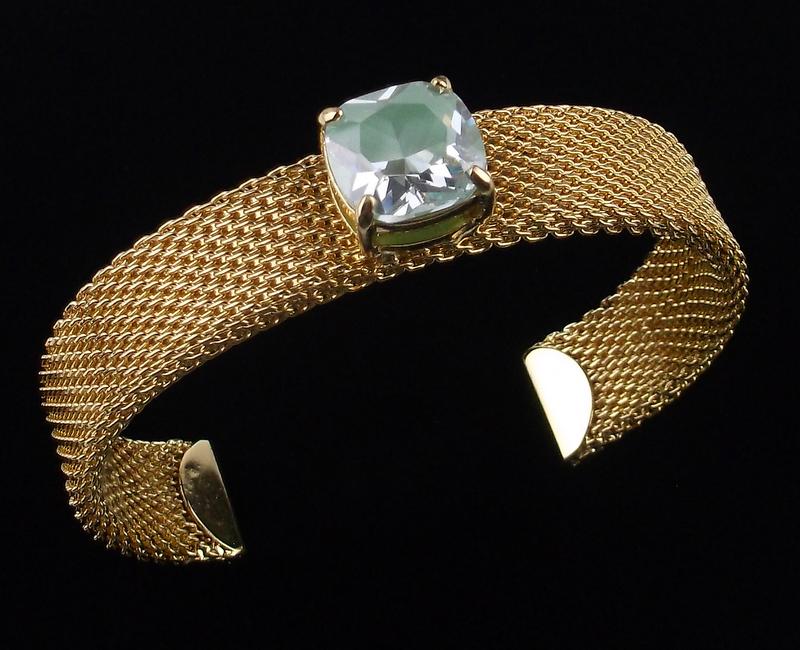 New Stunning Blue Stone Cuff Bracelet (1 of 6)