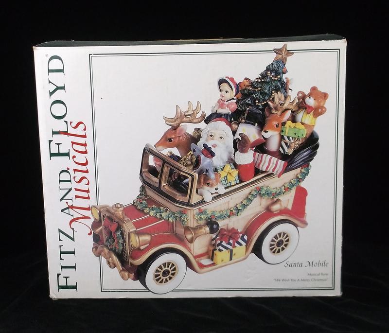 Mint In Box Fitz & Floyd Musical Santa Mobile Christmas (1 of 4)