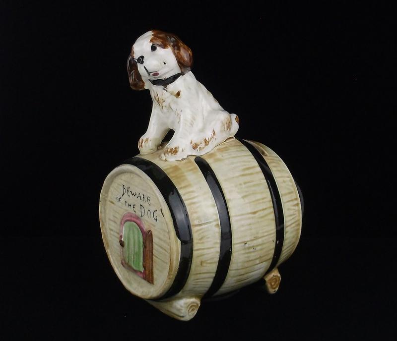 Mint Vintage Ceramic Dog Bank (1 of 4)