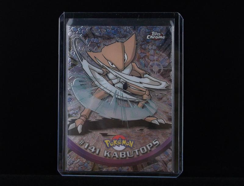RARE 2000 Topps Chrome Pokemon Kabutops Card 141 (1 of 2)