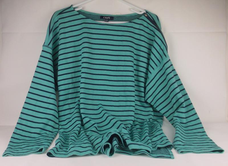 New NWT Chaps Ralph Lauren Womens Top 3x $66 (1 of 4)