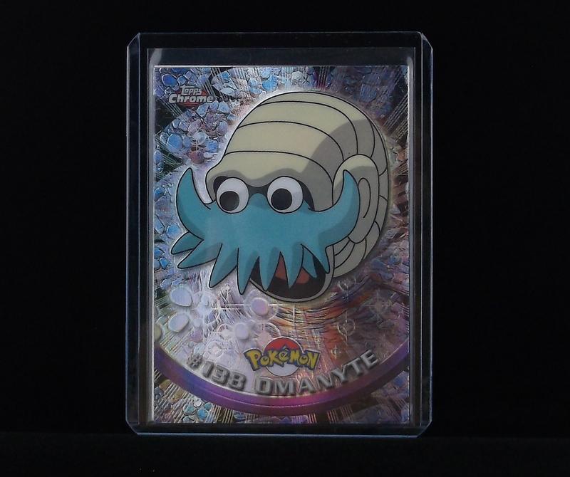 RARE Vint 2000 Topps Chrome Pokemon Omanyte Spectra 138 (1 of 3)