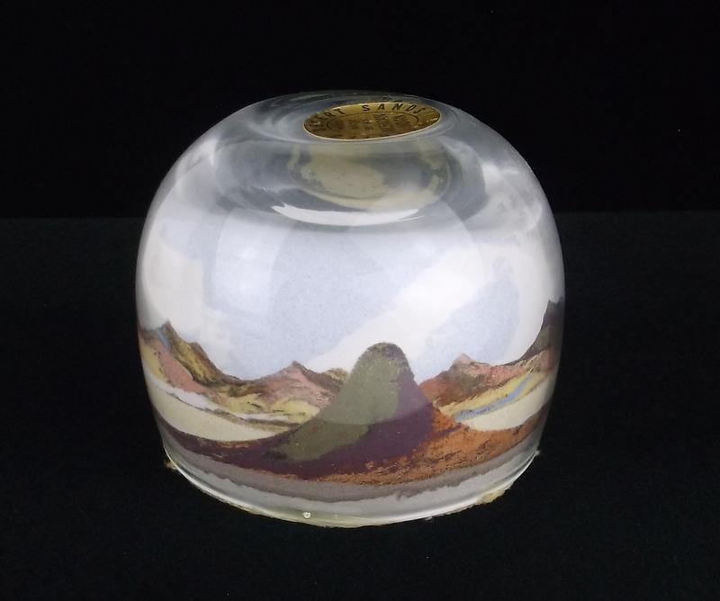 Mint Vintage Painted Sands American Indian Paperweight