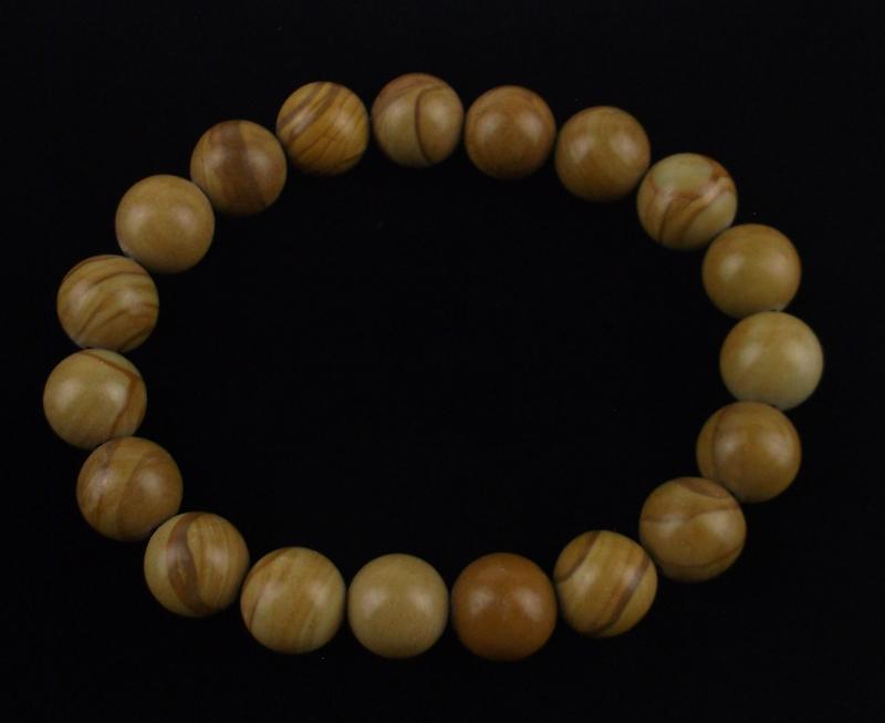 New Healing Genuine Woodline Jasper Bracelet 10mm (1 of 2)