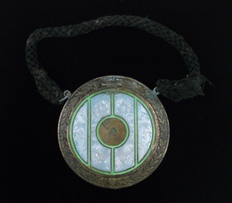 Antique Vintage 1920s Art Deco Enameled Compact (1 of 5)