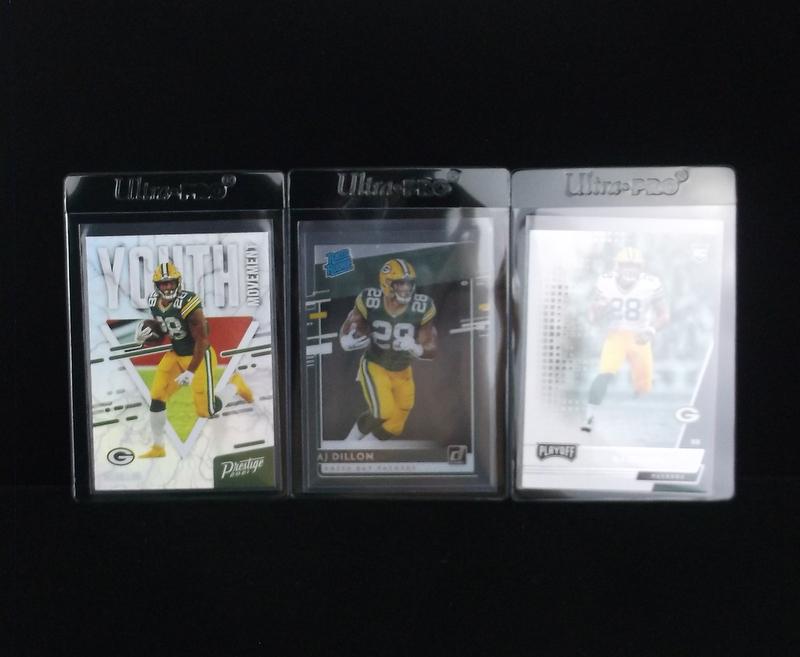 2020 Panini AJ Dillon Rated RC Card Lot Packers HOT (1 of 2)