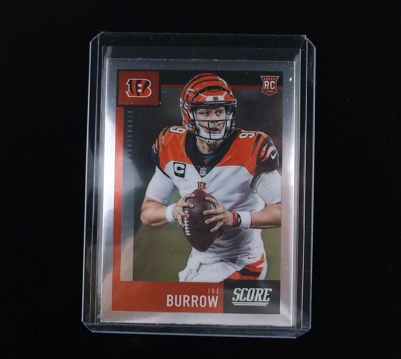 2020 Score Chrome Joe Burrow RC Card HOT Bengals Super (1 of 2)