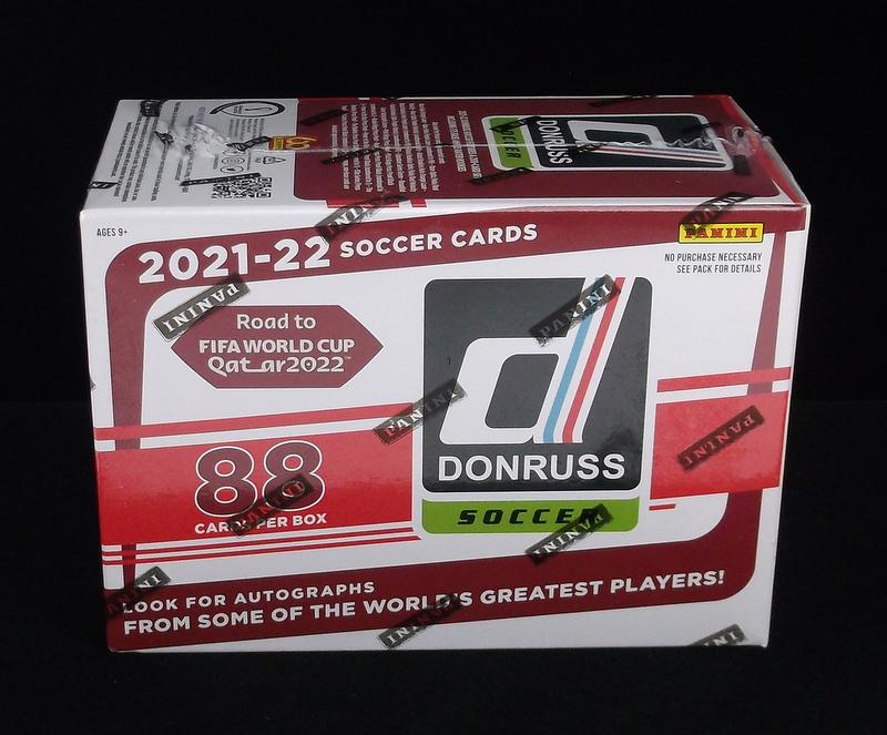 2021-22 Donruss Soccer Blaster Box Messi Auto?: b All Trading Card packs and boxes are Sealed, Unsearched, and guaranteed authentic brand new products.
