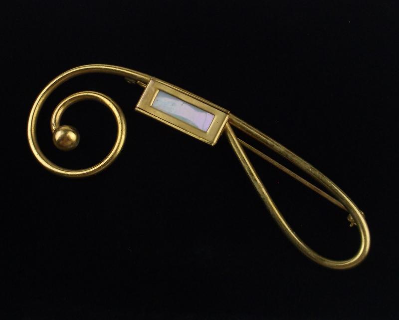 Mint Vintage 1960s Horse Whip Brooch (1 of 4)