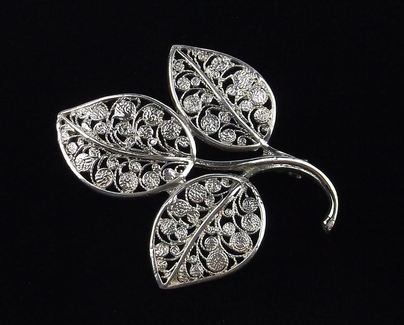 Mint Vintage Germany Sterling Silver Brooch (1 of 3)