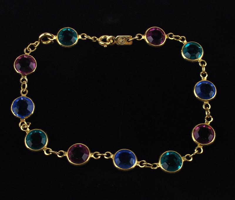 Mint Vintage Swarovski Crystal Bracelet 8.5" (1 of 3)
