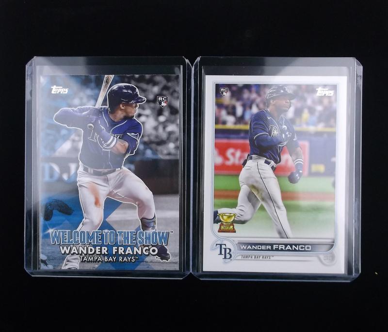 2022 Topps Wander Franco RC Card Lot 2x Rays HOT (1 of 2)