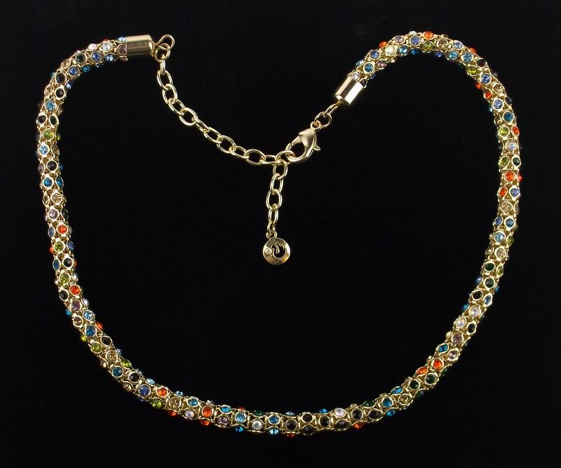 Mint Vintage Swarovski Crystal Necklace 19" (1 of 3)