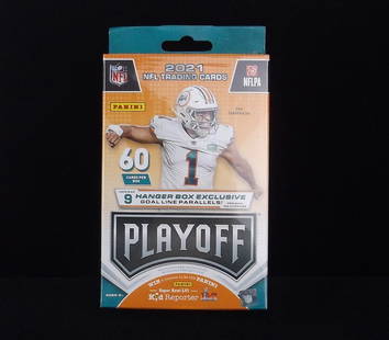 2021 Playoff Football Hanger Box Chase RC AUTO?: b All Trading Card packs and boxes are Sealed, Unsearched, and guaranteed authentic brand new products.