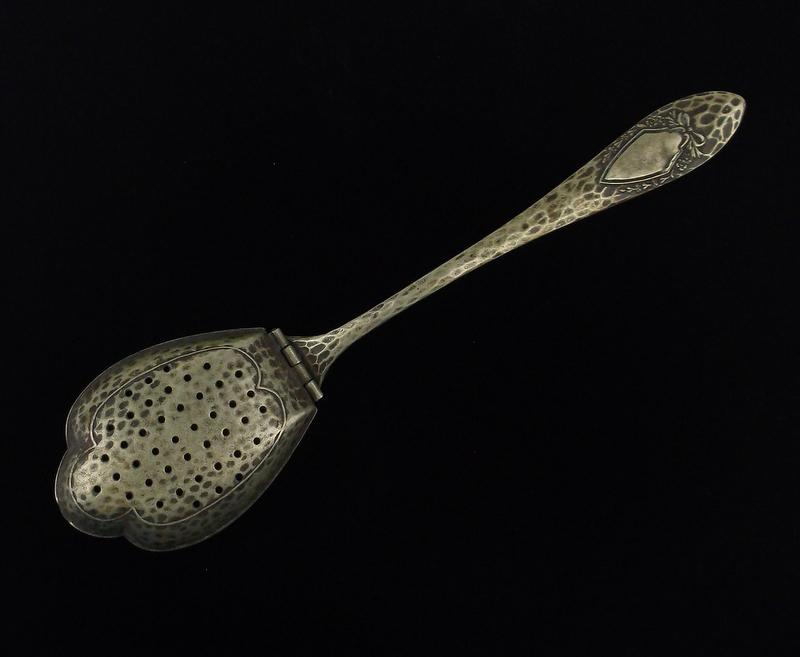 Gorgeous Vintage 1940s Tea Strainer Spoon SP: excellent condition