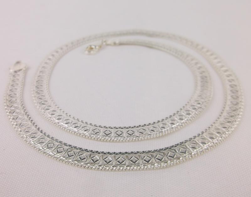 Mint Vintage Very Heavy Sterling Chain Necklace 20" (1 of 4)
