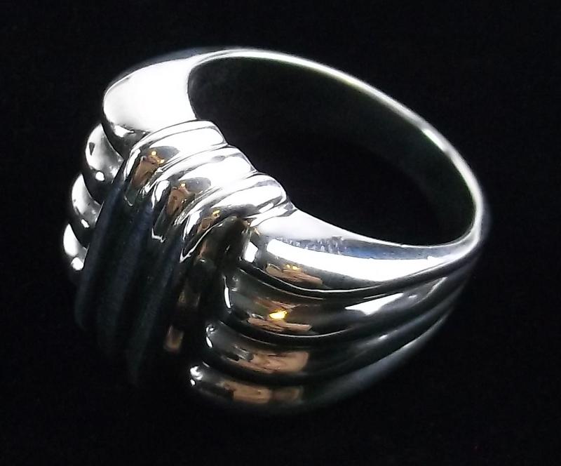 Mint Vintage Mikal-Jon Bayanihan Sterling Ring 7 (1 of 4)