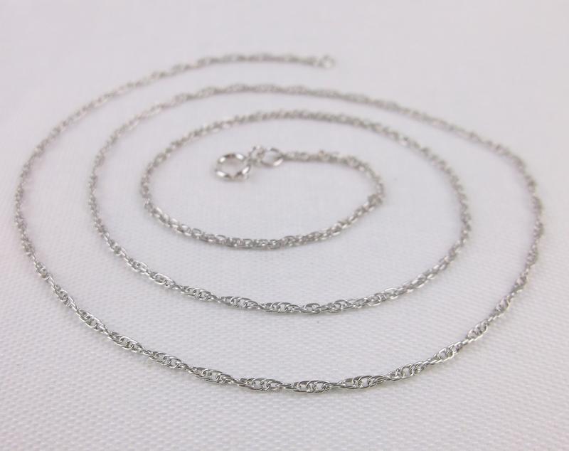 New Sterling Silver Double Chain Necklace 18" (1 of 2)