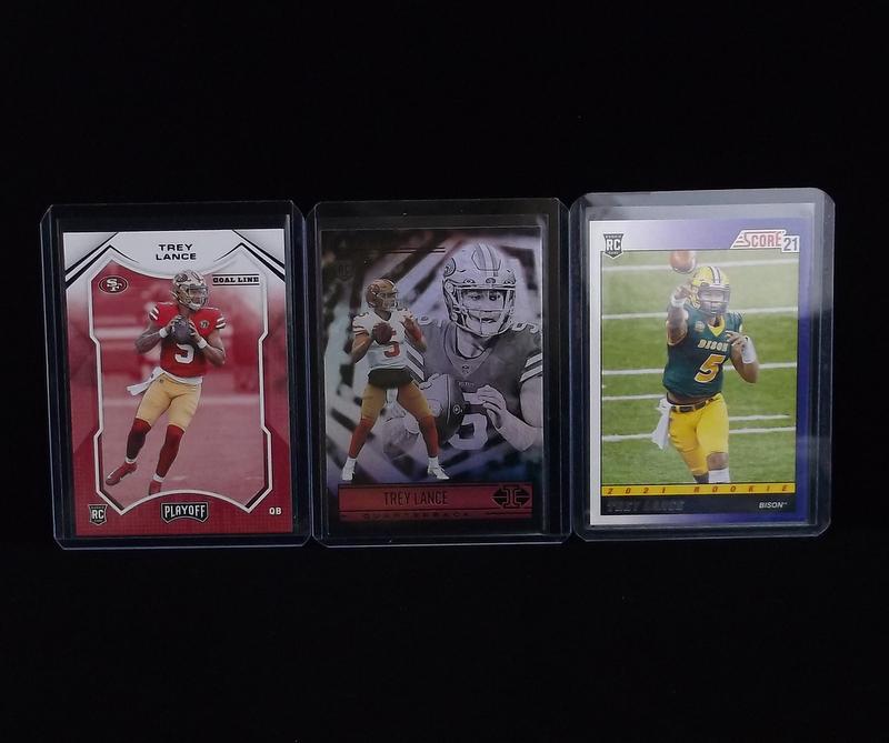 2021 Playoff Illusions Trey Lance RC Card Lot 49ers Rookie (1 of 3)