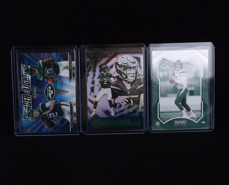 2021 Playoff Illusions Zach Wilson RC Card Lot Jets Rookie (1 of 2)