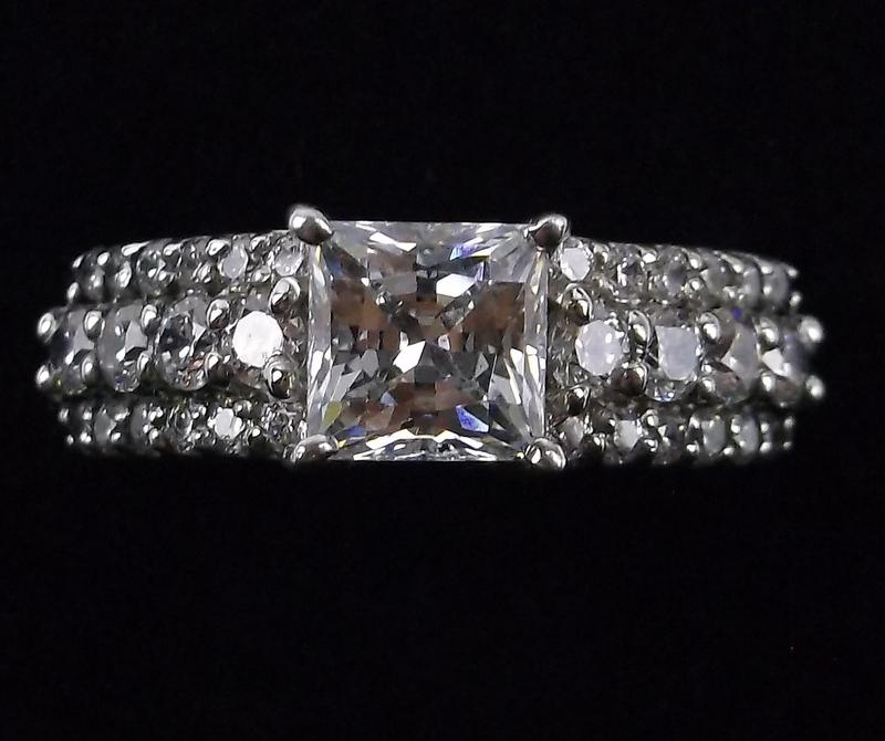 Mint Vintage Sterling Silver Engagement Ring 6 (1 of 3)