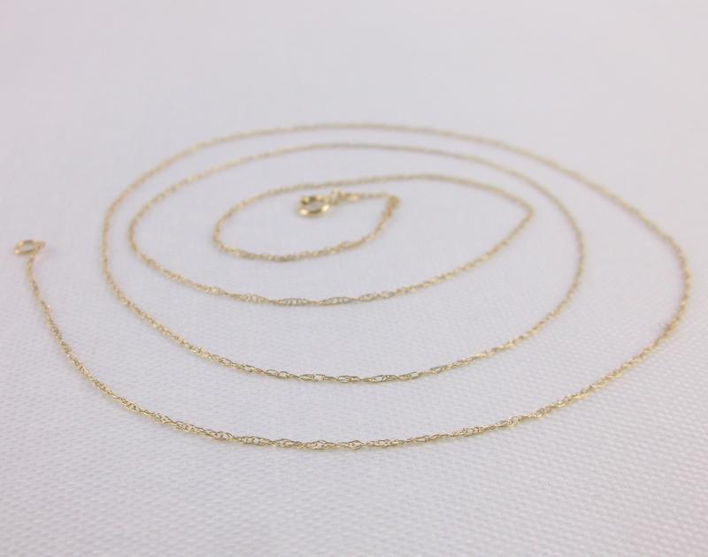 Mint Vintage 10kt Gold Chain Necklace 21" (1 of 2)