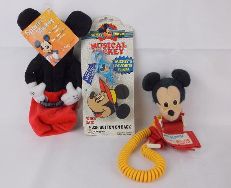 Vintage Disney Mickey Mouse Musical Keychain Lot (1 of 4)