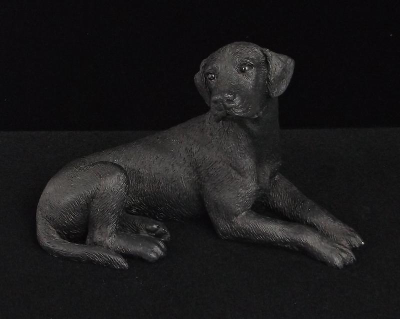 Mint Vintage Castagna Italy Black Lab Dog Sculpture (1 of 6)