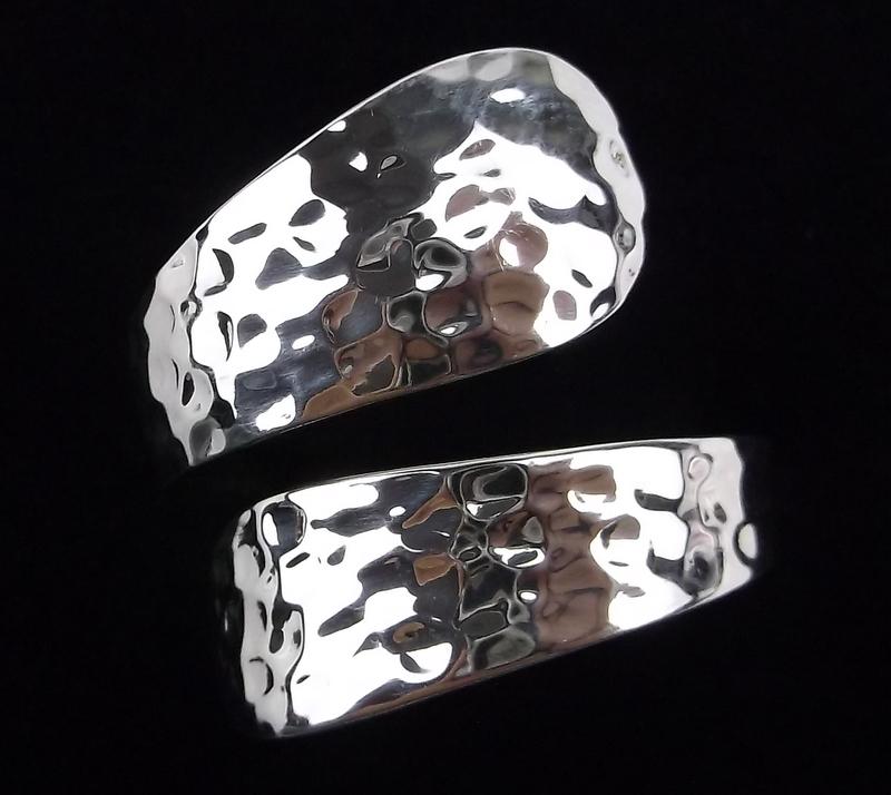 Stunning Vint Sterling Silver Wrap Ring 7-10 Adjustable (1 of 2)