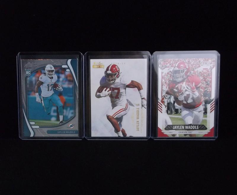 2021 Panini Jaylen Waddle RC Card Lot Dolphins HOT (1 of 2)