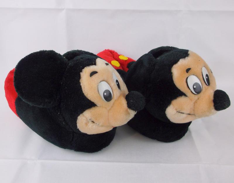New Vintage Disney World Mickey Mouse Slippers (1 of 5)