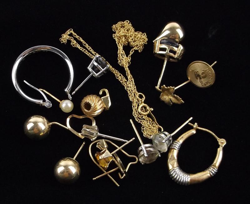 14kt Gold Jewelry Lot Repurpose Scrap Repair 7.57g (1 of 3)