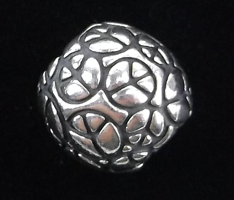 Mint Pandora Sterling Silver Peace Charm Bead (1 of 2)