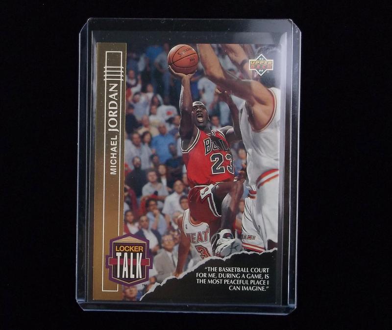 1993 UD Michael Jordan Locker Talk Card SP Pack Fresh (1 of 2)