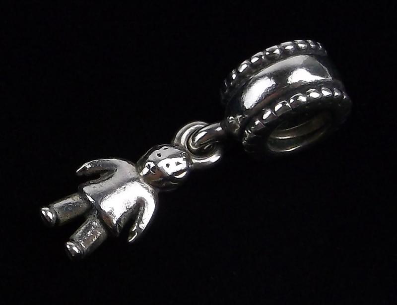 Mint Genuine Pandora Sterling Silver Boy Charm Bead (1 of 2)