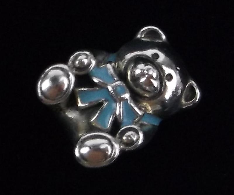 Mint Genuine Pandora Sterling Silver Bear Charm Bead (1 of 3)