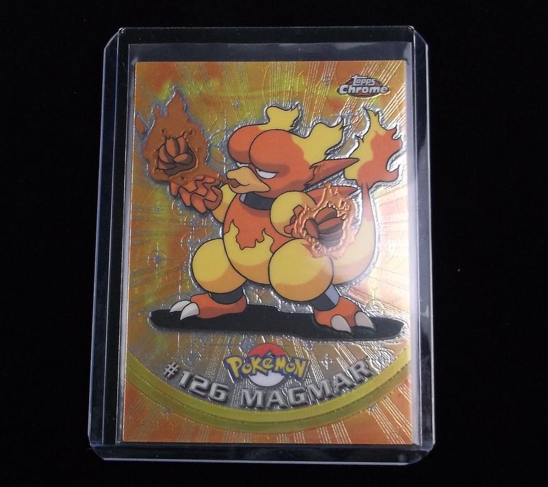Vintage 1998 Pokemon Topps Chrome Magmar Nice (1 of 2)