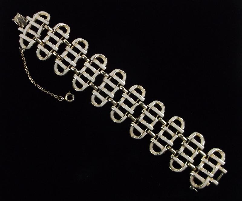 Stunning Vint 1950s Coro Craft Pegasus Bracelet 7.5": excellent condition