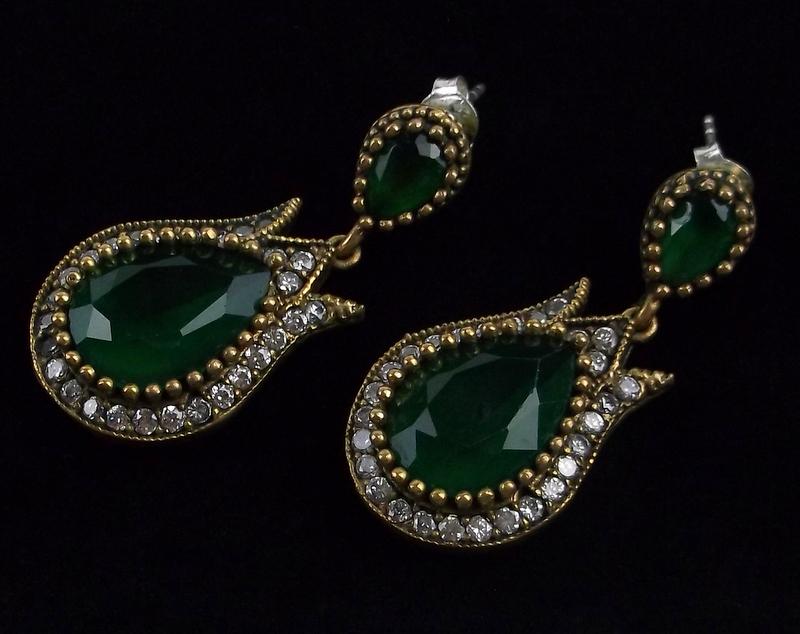 Stunning Sterling Silver Turkish Brass Earrings (1 of 3)
