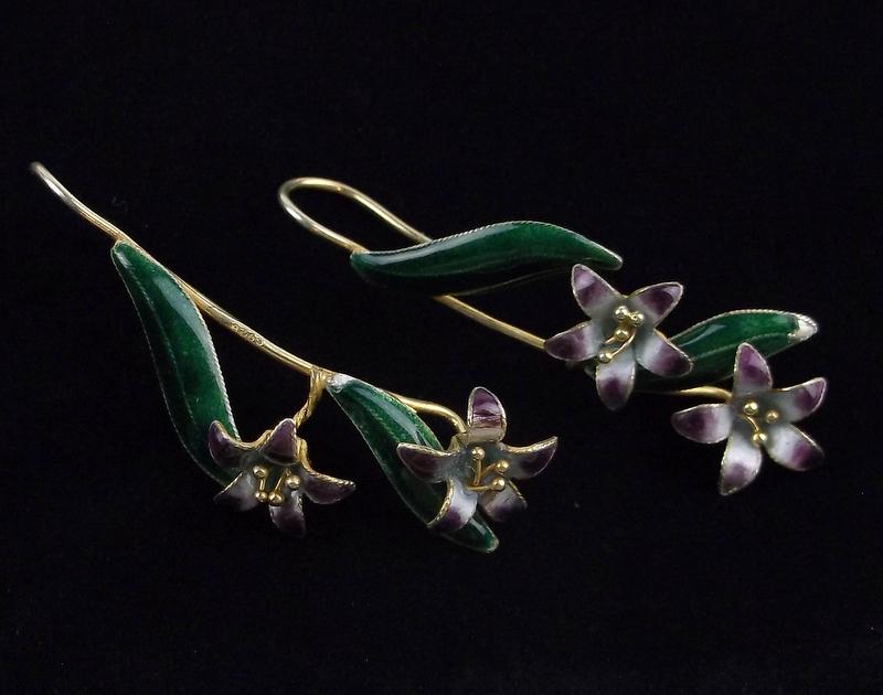 Mint Vint 1960s Danish Sterling Silver Guilloche Earrings (1 of 4)