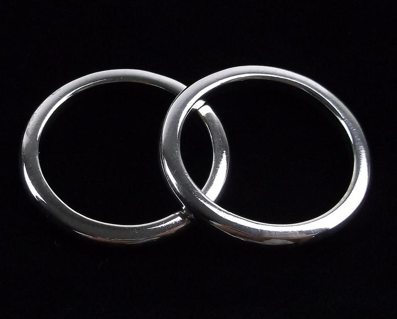 Mint Thick Silpada Sterling Silver Ring Set 7.5 Stacker (1 of 2)