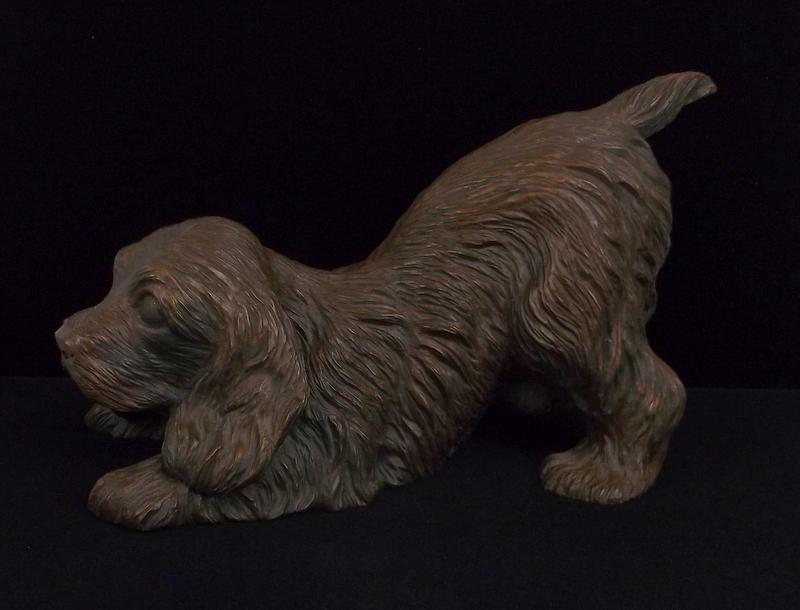 Big Mint Vintage Red Mill Cocker Spaniel Dog Sculpture (1 of 4)