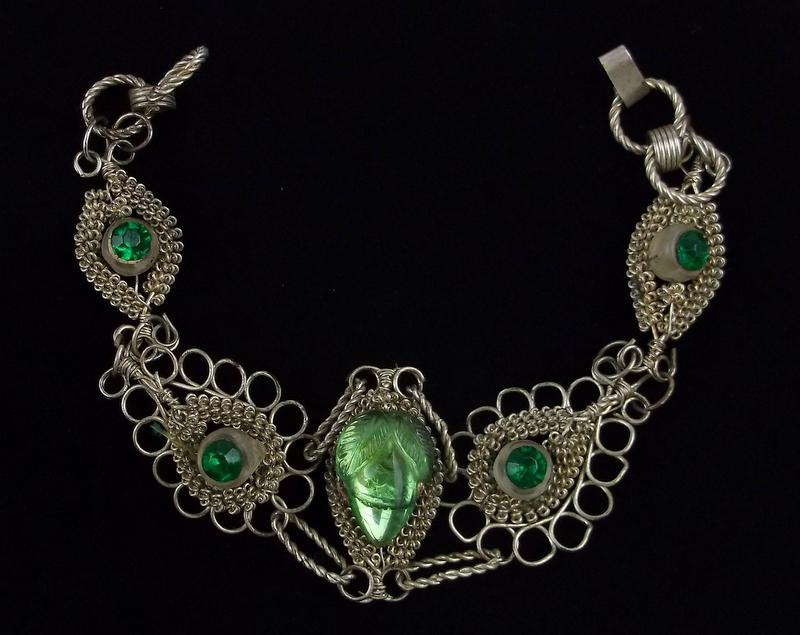 Mint Vintage 1960s Sterling Silver Wire Bracelet 7.5" (1 of 4)