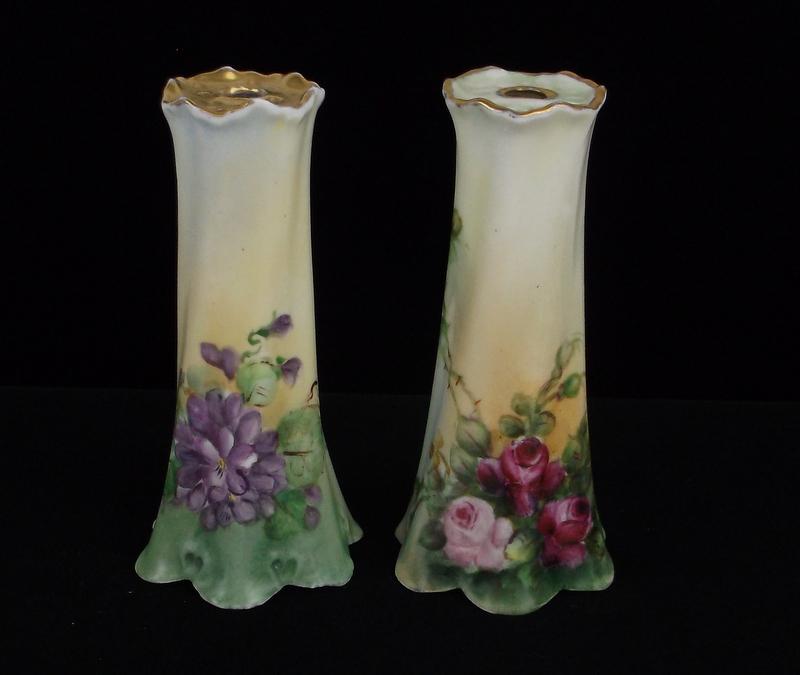 Mint Vintage 1940s Hand Painted Hat Pin Holders (1 of 6)