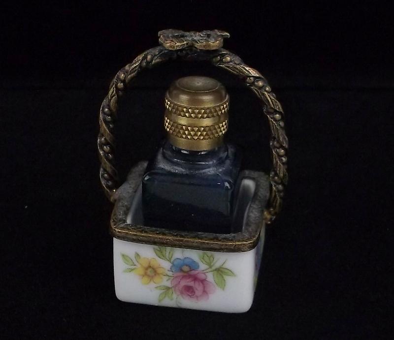 Mint Vintage Limoges Perfume Basket Set: Mint Condition, In Like New Condition, Perfect