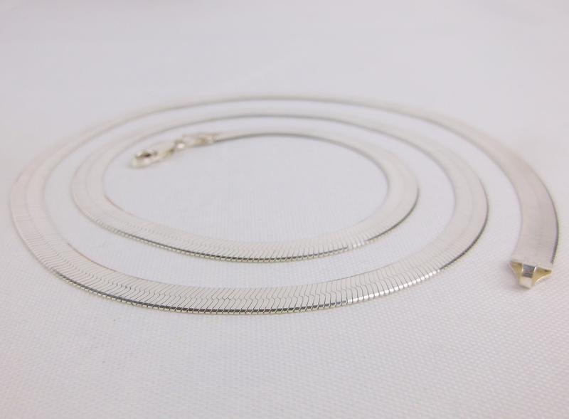 New Heavy Big Sterling Silver Chain Necklace 24" (1 of 2)