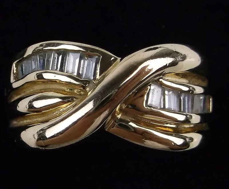 Stunning Designer Sterling Silver Cocktail Ring 8 (1 of 3)